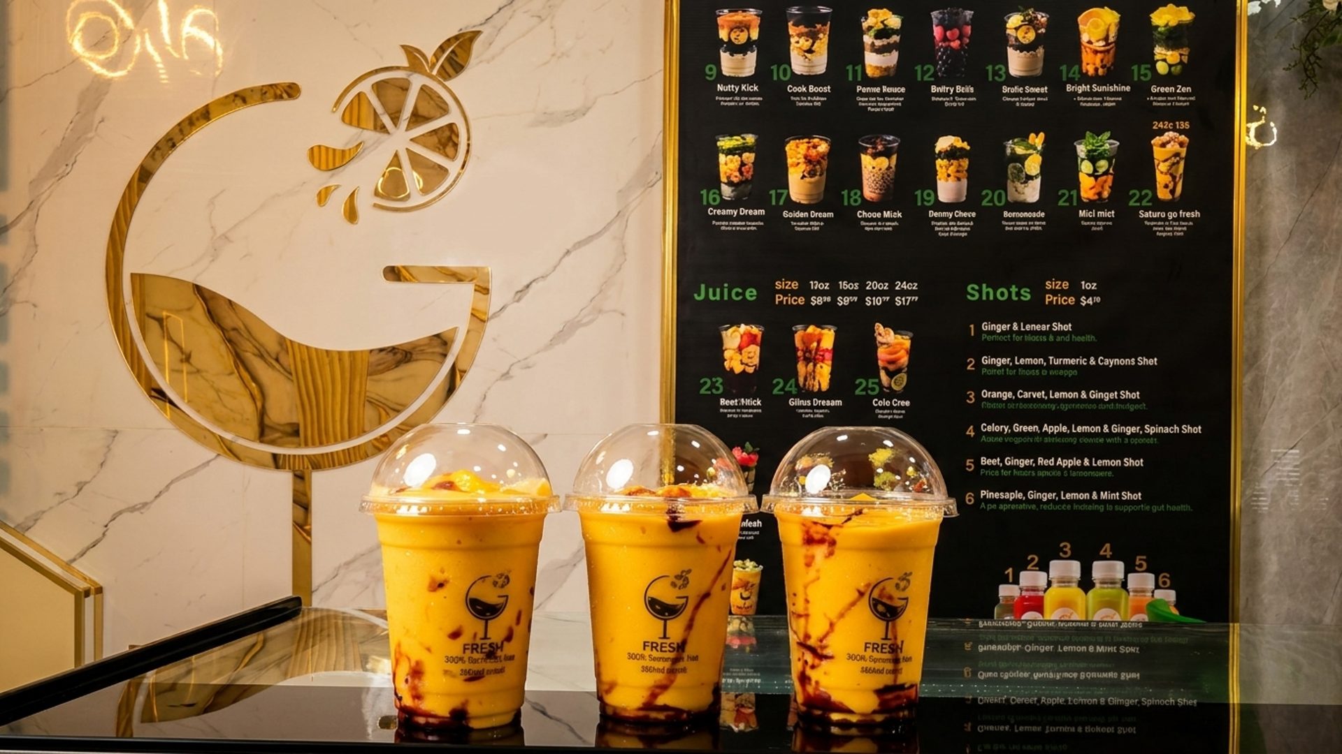 The golden drinks trio