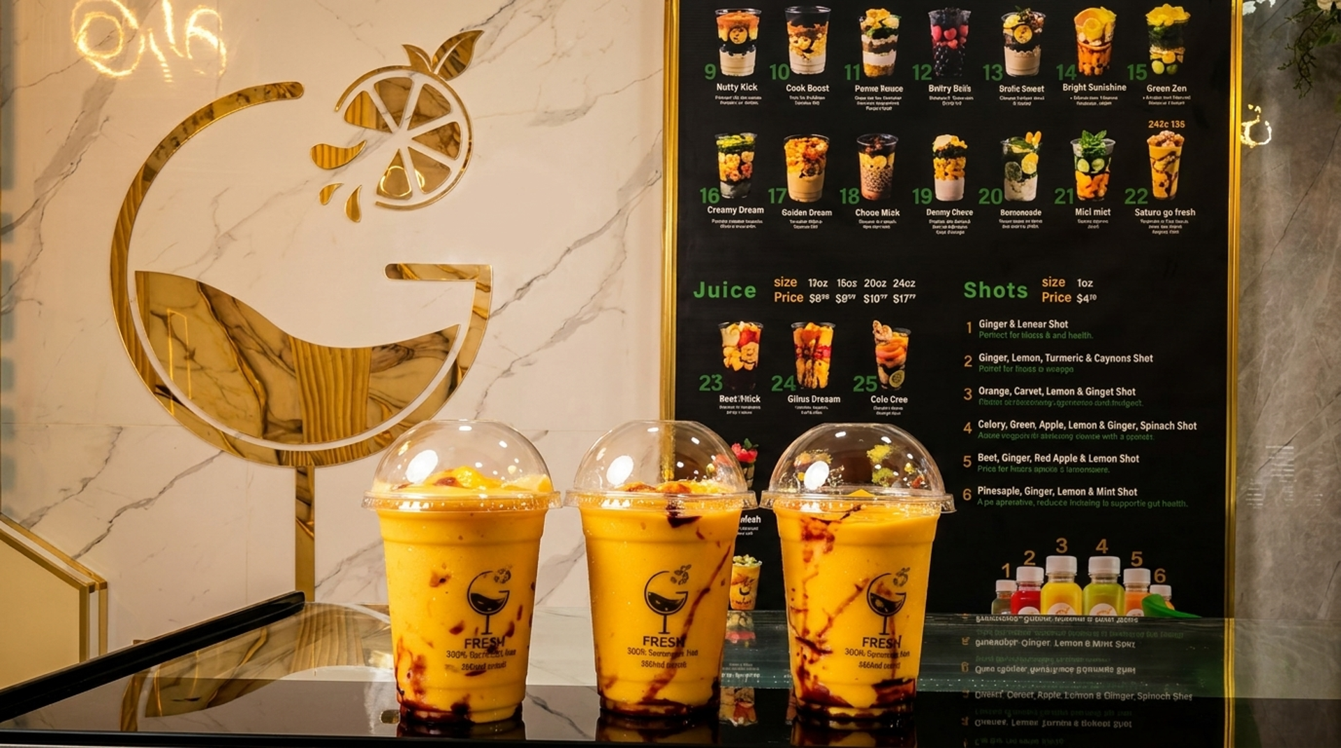 The golden drinks trio